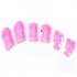 6 Pieces Kids Outdoor Sports Protective Gear Knee Pads Elbow Pads Wrist Guards Roller Skating Safety Protection Pink currency