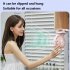 6  Rechargeable Clip On Fan  Small Portable Clip Fan With Strong Clamp Grip 3000mAh 5 Speed   LED Display Ideal For Bedroom  Office  Gyms girly pink
