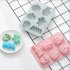 6 hole Cake  Mold Silicone Halloween Style Cake Shaper Kitchen Baking Accessories Blue