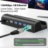 6 in 1 Converter Docking Station Compatible for Steam Deck Charging Stand Portable Host Extension Base Black