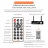 6 in 1 Digital To Analog Adapter Bluetooth Receiver Transmitter 3 5mm Aux Audio TF Card Player Black with battery