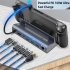 6 in 1 Docking Station with HD Multimedia Interface 4k 60hz Gigabit Ethernet USB 3 0 USB C Stand