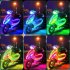 6 in 1 Motorcycle Under Glow Light Kit Rgb Music Atmosphere Light Strip Led Bar Modified Contour Lamp As shown