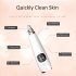 6 in 1 USB Rechargeable Nose Blackhead Remover Facial Deep Pore Cleaner Skin Care Tools Vacuum Suction Black head Machine  white
