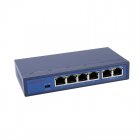6 port PoE switch allows you to extend your network connection to places that normally have no internet access  Supports up to 4 IP cameras 