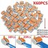 60 Pack Splicing Connector 30 Pcs 2 Port 20pcs 3 Port 10pcs 5 port Electrical Pushin Lever Nut Assortment Electrical Connectors Kit For Quick Wiring 28 12 AWG 2