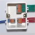 60 Pack Splicing Connector 30 Pcs 2 Port 20pcs 3 Port 10pcs 5 port Electrical Pushin Lever Nut Assortment Electrical Connectors Kit For Quick Wiring 28 12 AWG 2