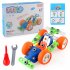60 Pcs set Children  Diy  Manual  Assembly  Toy  Car Large Particle Building Blocks Disassembly Assembly Engineering Vehicle As shown