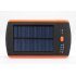 6000mAh Dual USB output solar powered power bank and phone charger comes with 4 accessories for charging tablets  phones and other portable electronics