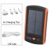 6000mAh Dual USB output solar powered power bank and phone charger comes with 4 accessories for charging tablets  phones and other portable electronics