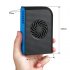 6000mAh Power Bank features an intergraded fan  This cool electronic gadget helps you to keep your head cool while charging your smartphone or tablet 