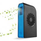 6000mAh Power Bank features an intergraded fan  This cool electronic gadget helps you to keep your head cool while charging your smartphone or tablet 