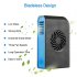 6000mAh Power Bank features an intergraded fan  This cool electronic gadget helps you to keep your head cool while charging your smartphone or tablet 