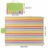 600d Outdoor Picnic Mat Wear resistant Oxford Cloth Portable Beach Mat Blanket For Camping Hiking  145 X 200cm  colorful stripe