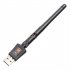 600mbps Wifi Adapter Dual Band 5ghz   2 4ghz Wireless Network Adapter 802 11ac Usb Wifi Adapter black
