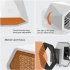 600w 1000w Portable Electric Air Heater Fan PTC Ceramic Heating Overheat Protection for Office Tabletop Home American plug