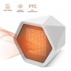 600w 1000w Portable Electric Air Heater Fan PTC Ceramic Heating Overheat Protection for Office Tabletop Home American plug