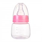 60ML Baby Mini Portable Feeding Bottle Kids Nursing Care Feeder Safety Bottles Pink