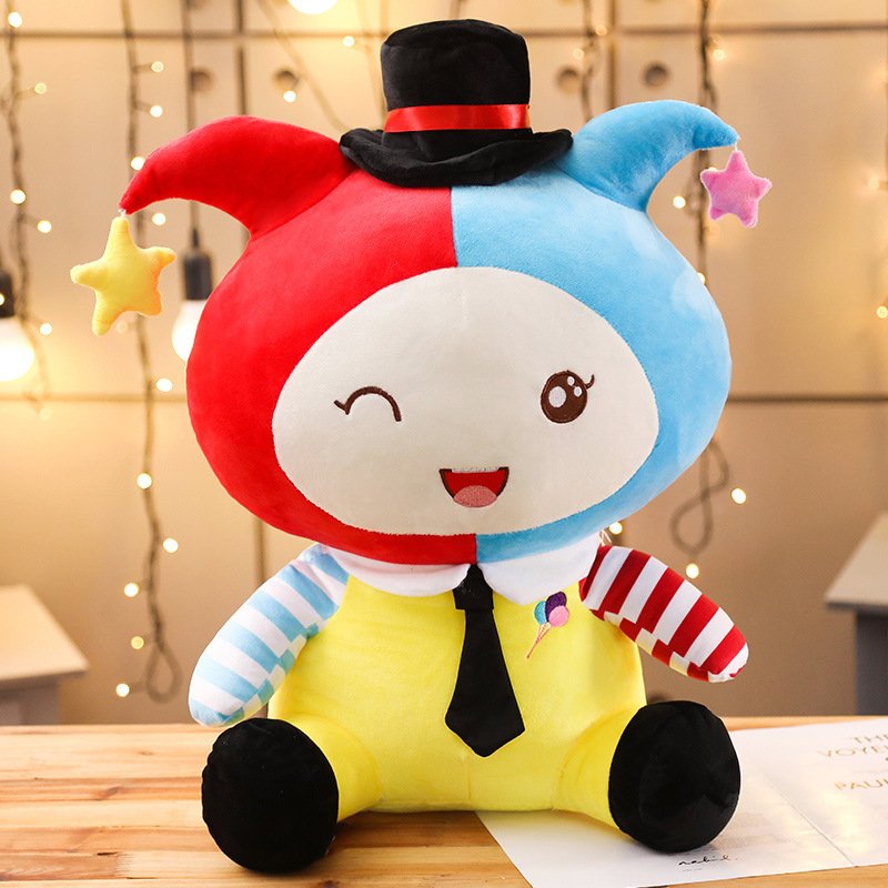 cute clown plush