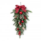 60cm Handmade Christmas Swag Ornament Door Hanging Pine Cone Decorative Props