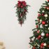 60cm Handmade Christmas Swag Ornament Door Hanging Pine Cone Decorative Props Pendant