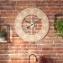 60cm Wall Clocks Silent Non Ticking Wood Grain Wall Clock For Living Room Bedroom Kitchen Office Classroom Decor 24inch