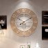 60cm Wall Clocks Silent Non Ticking Wood Grain Wall Clock For Living Room Bedroom Kitchen Office Classroom Decor 24inch