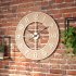 60cm Wall Clocks Silent Non Ticking Wood Grain Wall Clock For Living Room Bedroom Kitchen Office Classroom Decor 24inch