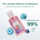 60ml Hand Sanitizer Anti Bacteria Anti virus Moisturizing Travel Portable Instant Strawberry Fen flavor Cleansing Hand Sanitizer 60ml