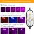 60w Grow Light Auto On off 4 8 12h Timer Full Spectrum T5 Dimmable Brightness 3 Light Modes 156 Leds Clip On Grow Lamp 45W  three heads 