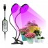 60w Grow Light Auto On off 4 8 12h Timer Full Spectrum T5 Dimmable Brightness 3 Light Modes 156 Leds Clip On Grow Lamp 15W  one head 