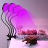 60w Grow Light Auto On off 4 8 12h Timer Full Spectrum T5 Dimmable Brightness 3 Light Modes 156 Leds Clip On Grow Lamp 30W  two heads 