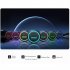 60w High power Car Charger Dual port Button Switch Qc3 0 Pd Fast Charging Adapter With 7 color Light black