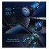 60w High power Car Charger Dual port Button Switch Qc3 0 Pd Fast Charging Adapter With 7 color Light black