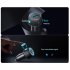 60w High power Car Charger Dual port Button Switch Qc3 0 Pd Fast Charging Adapter With 7 color Light black