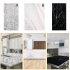 60x100CM Waterproof Marble Pattern Self adhesive Wallpaper for Kitchen Cupboard Cabinet Furniture black