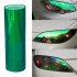 60x30cm Dark Black Car Light Vinyl Film Auto Headlight Taillight Tint Vinyl Sheet Sticker green