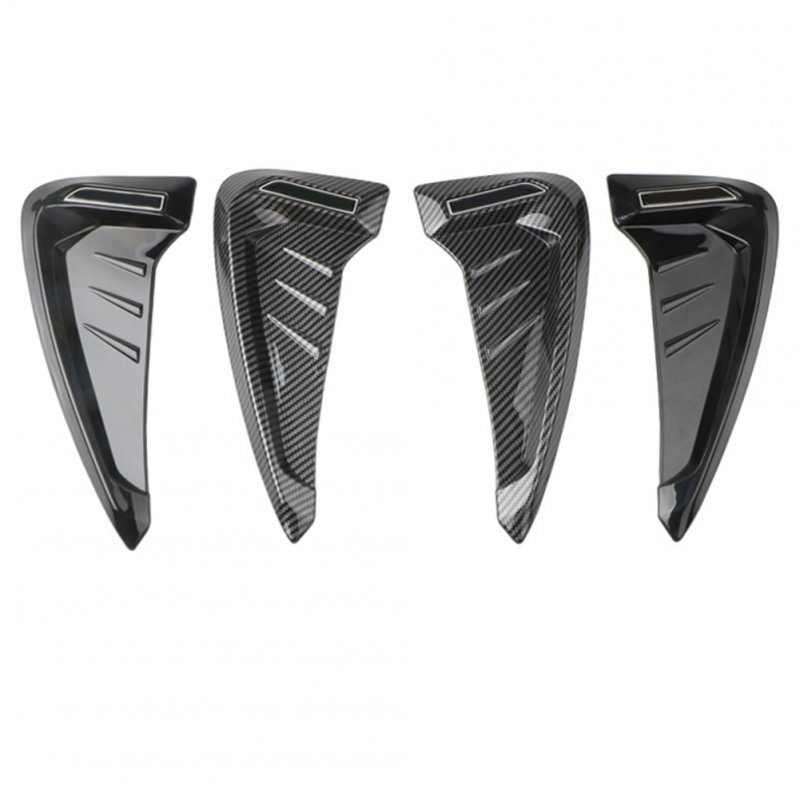 2PCS Car Shark Gills Side Mudguard Vent Decoration 3D Stickers Auto Accessories 