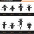 620pcs Car Push Retainer Clips Fasteners Kit With 3 layer Box 16 Kinds Buckles For Auto Bumper Repair HE132 Kit