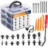 620pcs Car Push Retainer Clips Fasteners Kit With 3 layer Box 16 Kinds Buckles For Auto Bumper Repair HE132 Kit