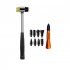 64Pcs Auto Dent Puller Kit  Paintless Dent Removal Tap Down Tools With Replacement Heads  T bar Dent Puller  Glue Stick Heating Handle  Dent Repair Kit For Refr