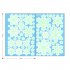 64pcs Christmas Luminous Stickers Fashion Snowflake Fluorescent Window Decals with adhesive