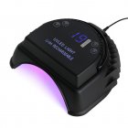 64w Nail Lamp Induction Nail Dryer High Power Rechargeable LCD Display US Plug