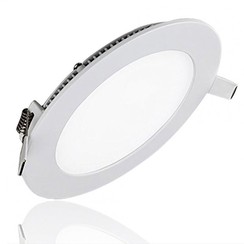 6500K Ultra-thin and Dimming LED Round Panel Lamp Light 3W (Hole Size:7-8CM)