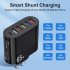 65W USB Wall Charger Block PD QC 3 0 Fast Charging Block Plug 5 USB A Ports 1 Type C Adapter For Laptops Smart Phone Tablet PC White EU plug