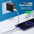 65w Usb Charger Fast Charging Plug Pd Qc 3 0 Type C Charging Adapter Compatible For Iphone Ipad Tablet black EU Plug