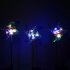 66CM Solar Windmill Lights With 2V120MA Solar Panel IP65 Waterproof Energy Saving Auto On off Outdoor Courtyard Lawn Lamp 2pcs