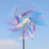 66CM Solar Windmill Lights With 2V120MA Solar Panel IP65 Waterproof Energy Saving Auto On off Outdoor Courtyard Lawn Lamp 2pcs