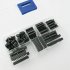 66pcs IC Socket Box Kit Plug in Chip Socket 6pin 8pin 14pin 16pin 18pin 20pin 24pin 28pin
