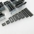 66pcs IC Socket Box Kit Plug in Chip Socket 6pin 8pin 14pin 16pin 18pin 20pin 24pin 28pin